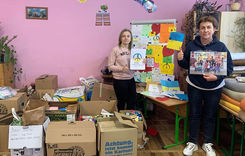 Ankunft unserer Spenden in der Ukraine